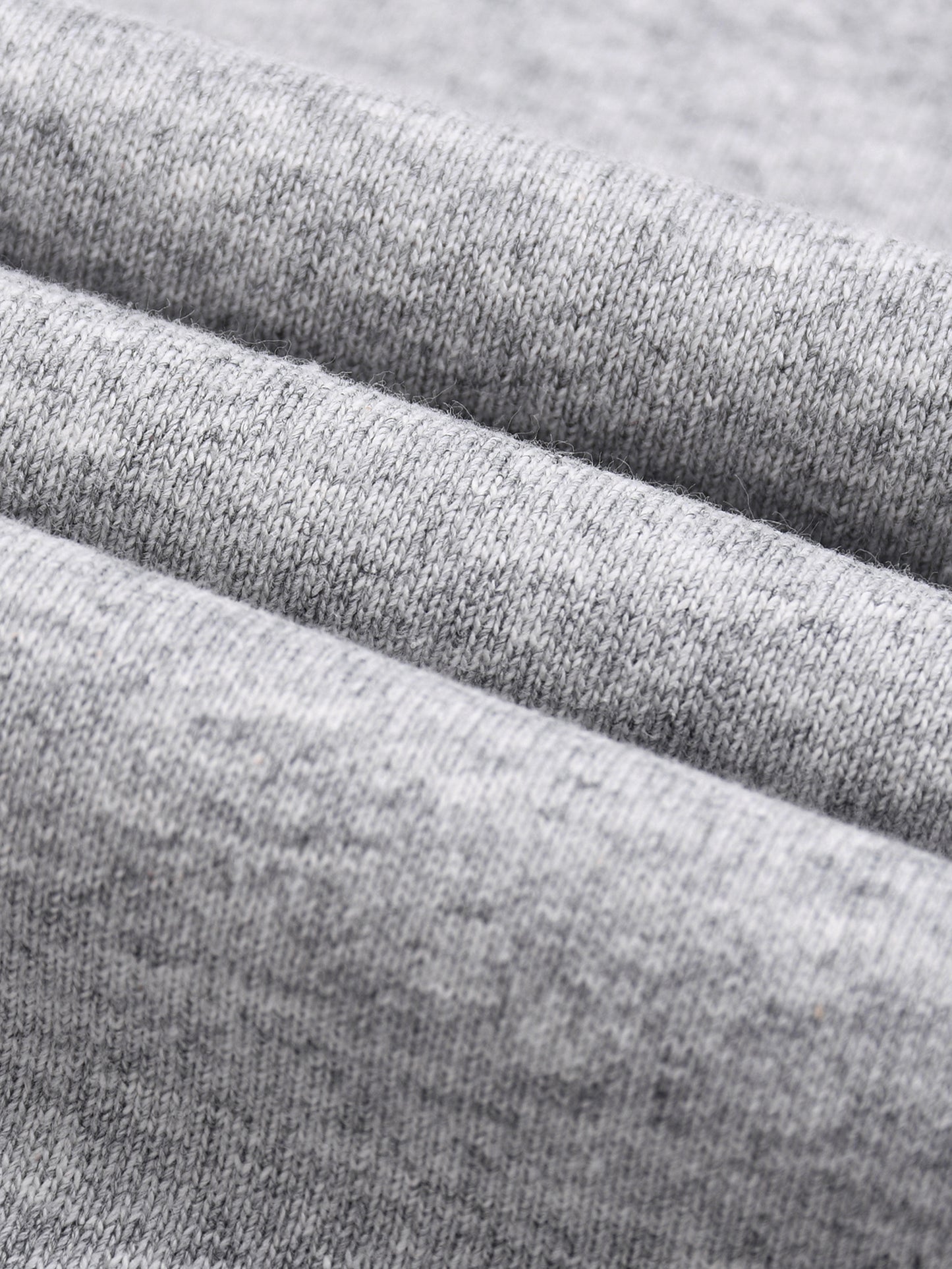 Half-Zip Rolled Edge Fleece Sweatshirt