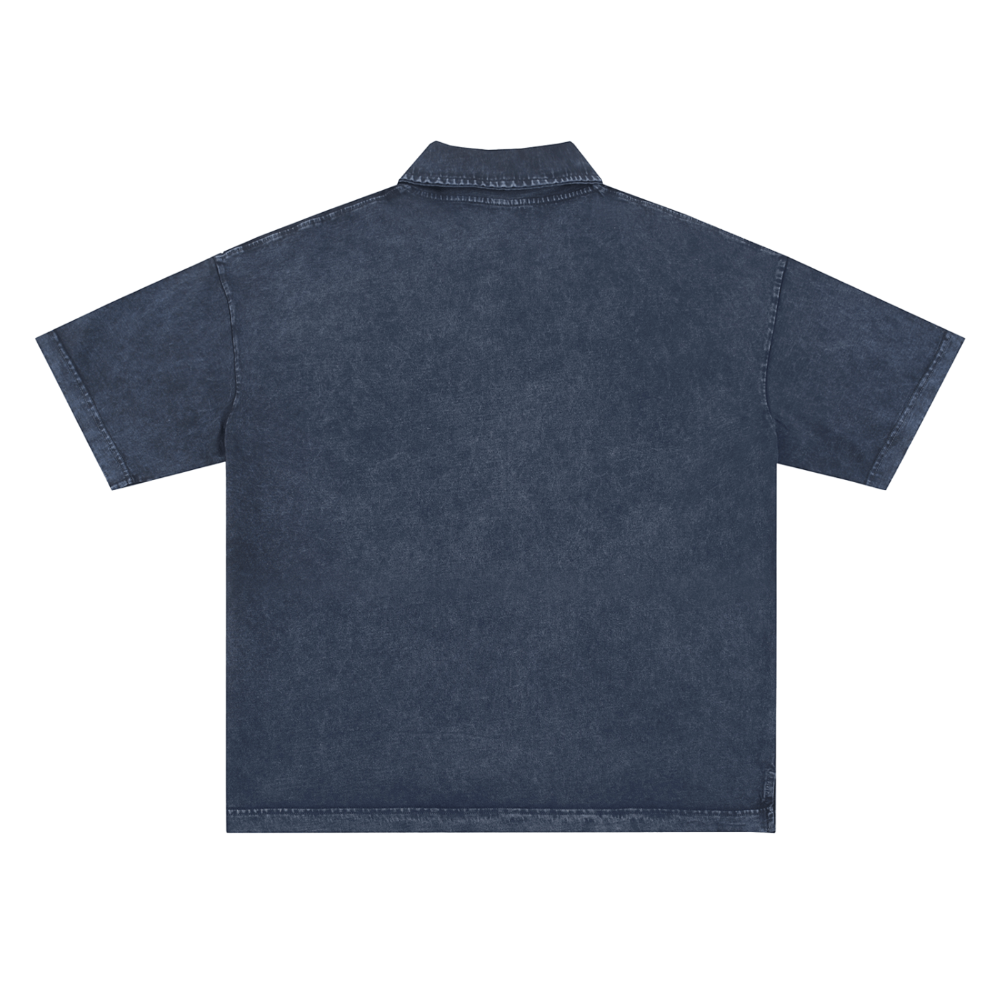 Heavyweight Snow-Washed Polo T-Shirt