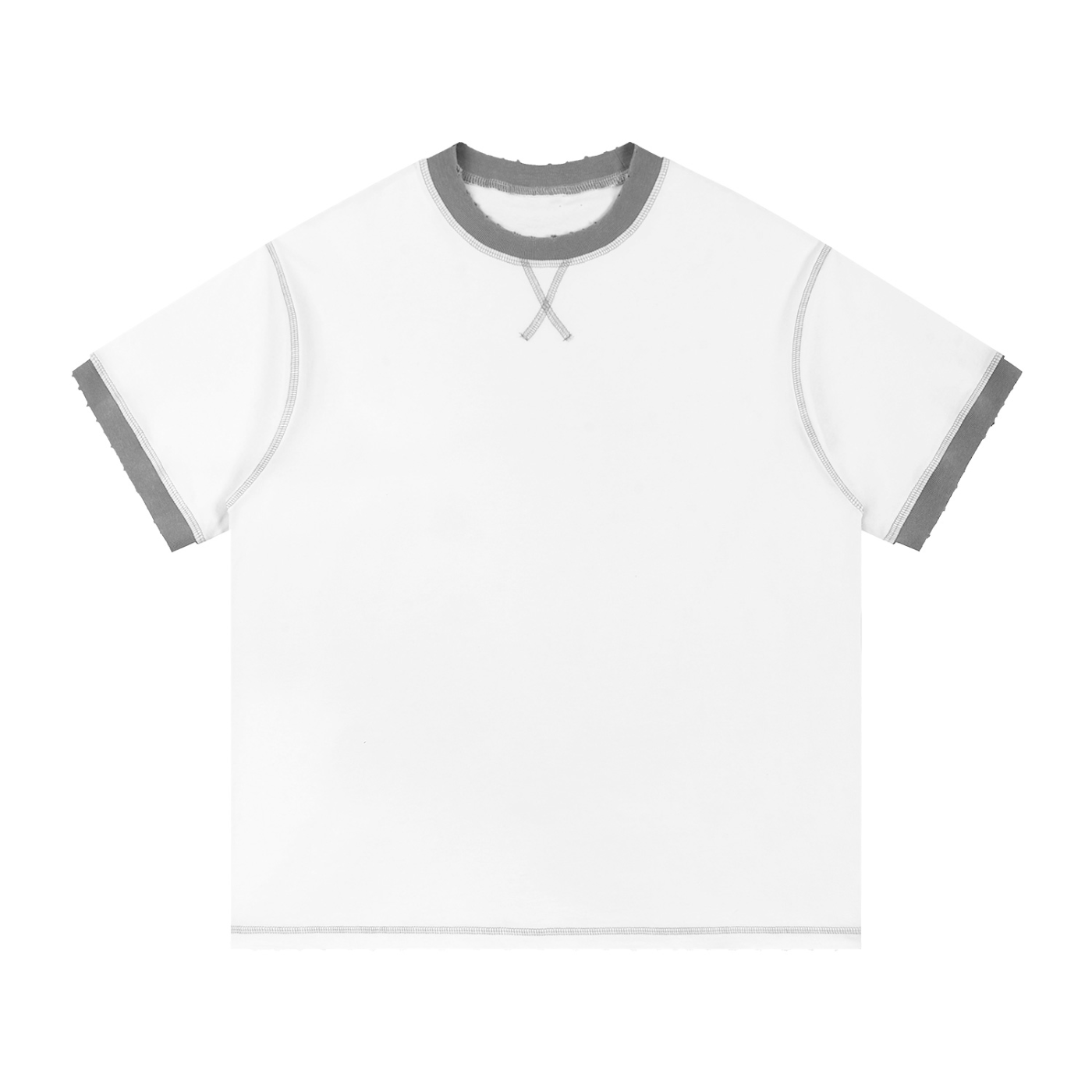 The Contrast-Stitch Heavyweight Tee