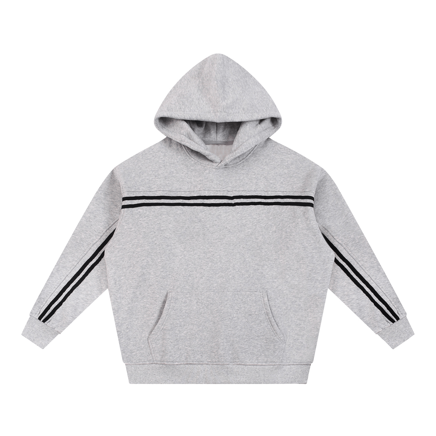 Sun Fade Contrast Tape Fleece Hoodie