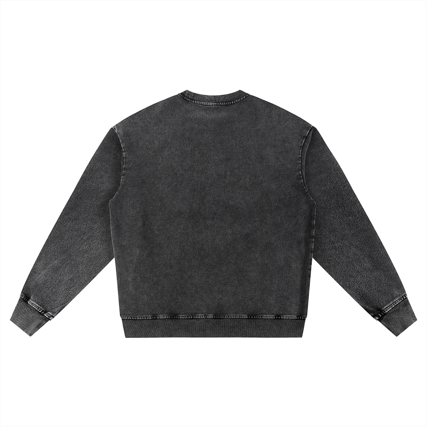 Snow Wash Oversized Crewneck Sweatshirt
