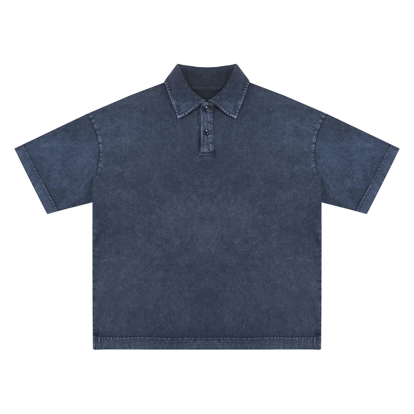 Heavyweight Snow-Washed Polo T-Shirt