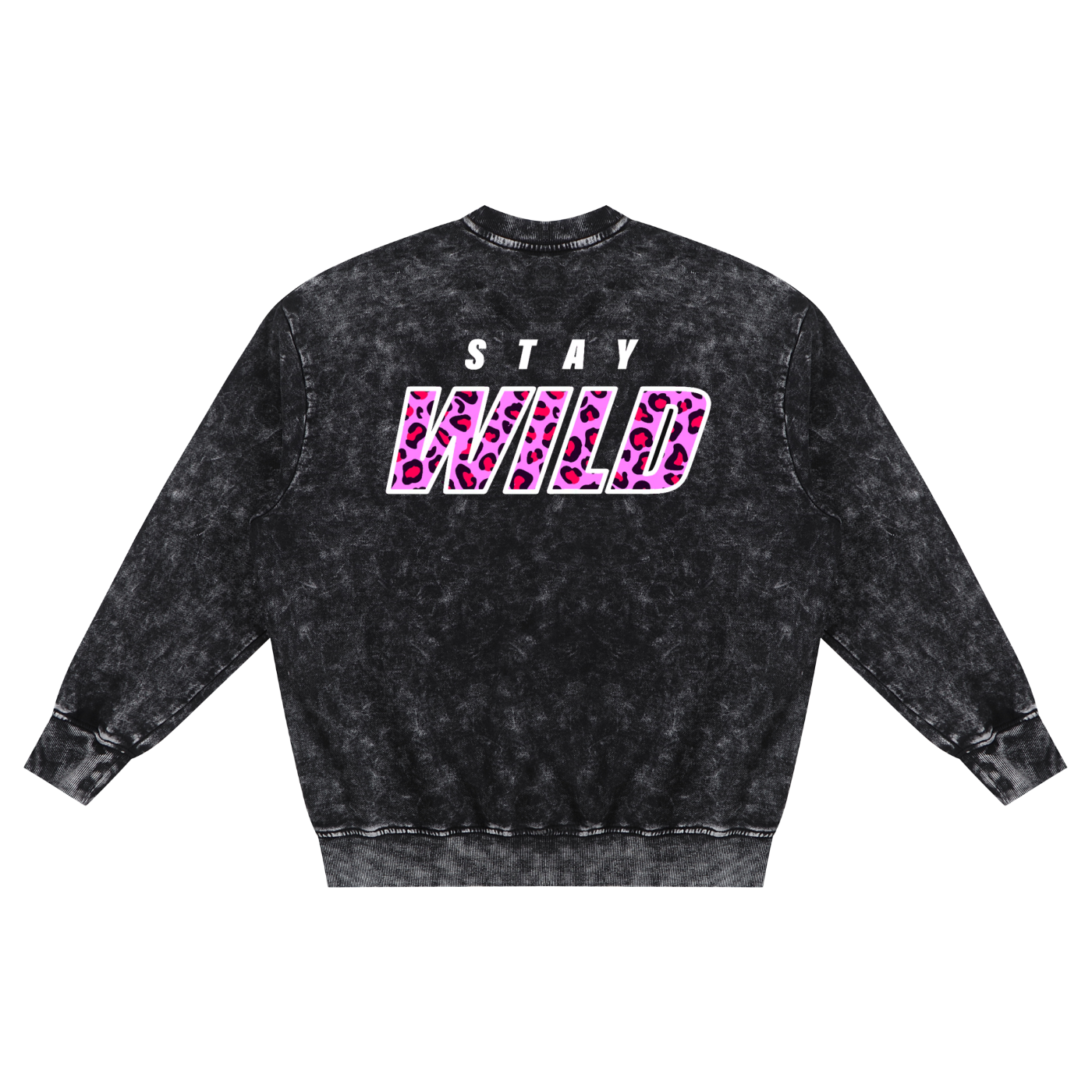 Snow Washed Hand-Frayed Sweatshirt