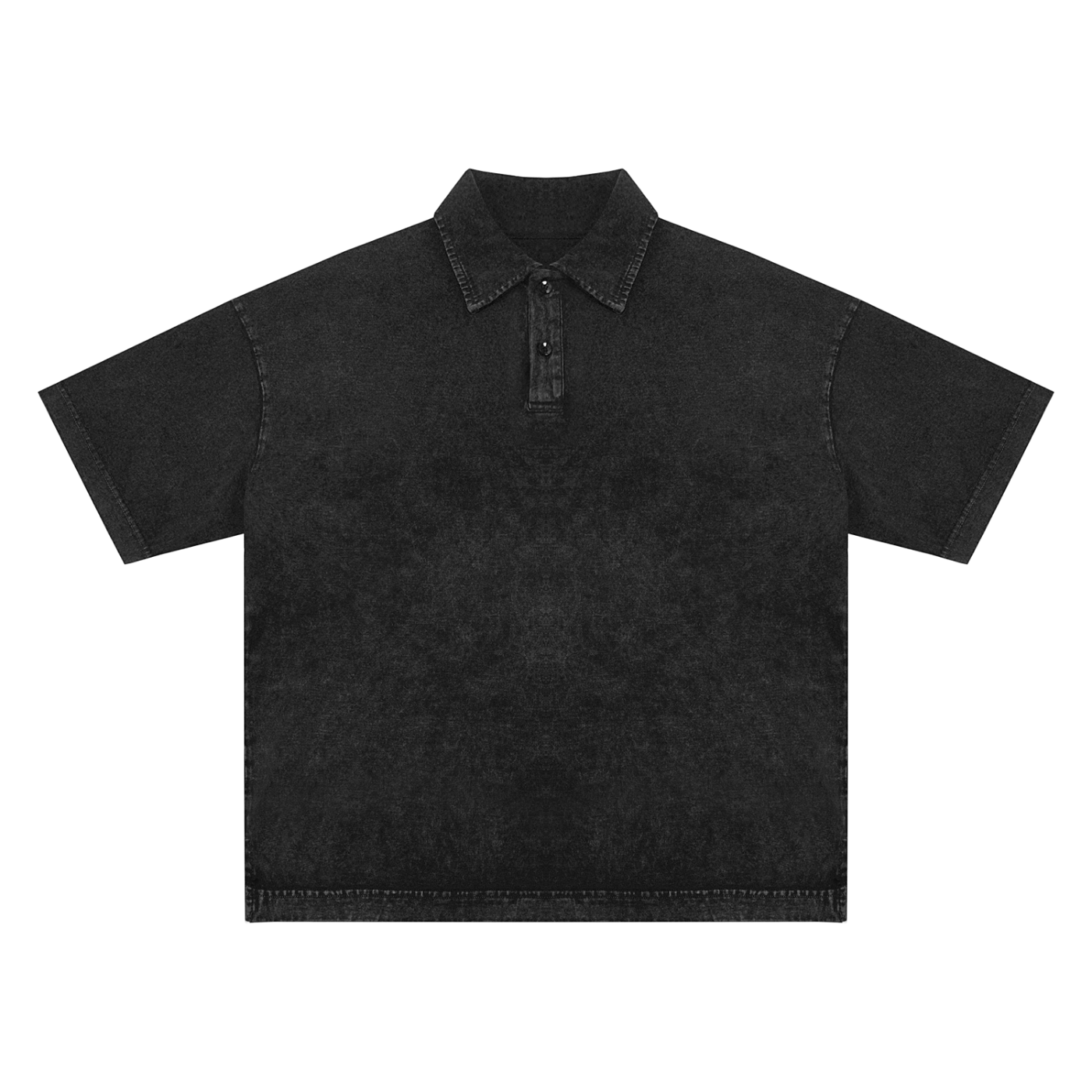 Heavyweight Snow-Washed Polo T-Shirt