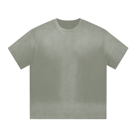 “I” Shape Gradient Washed T-Shirt