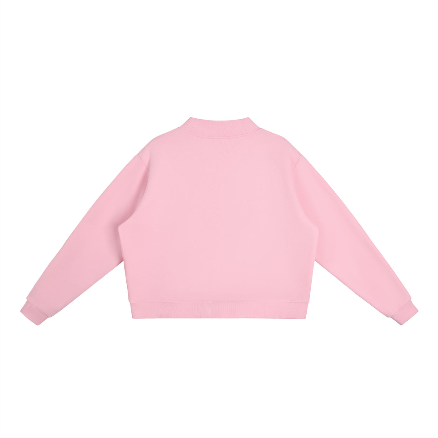 Essential Fleece Mid-Neck Crew Sweatshirt