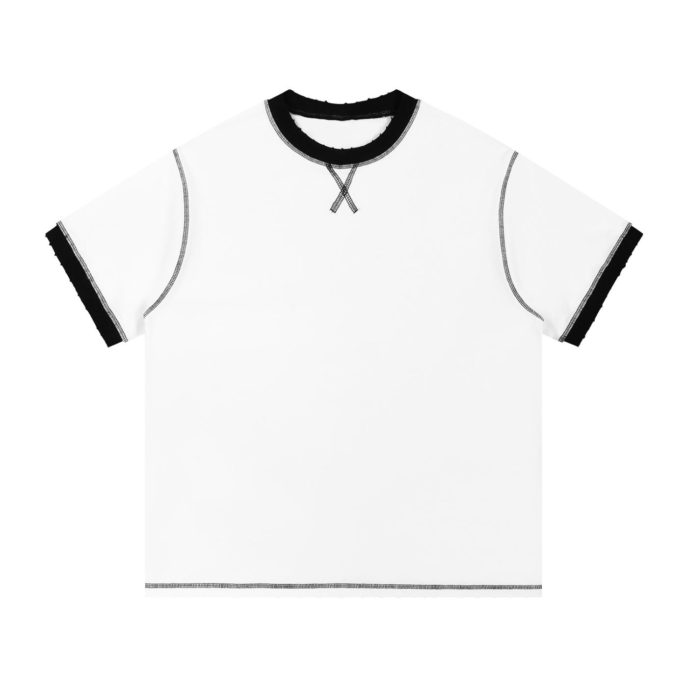 The Contrast-Stitch Heavyweight Tee