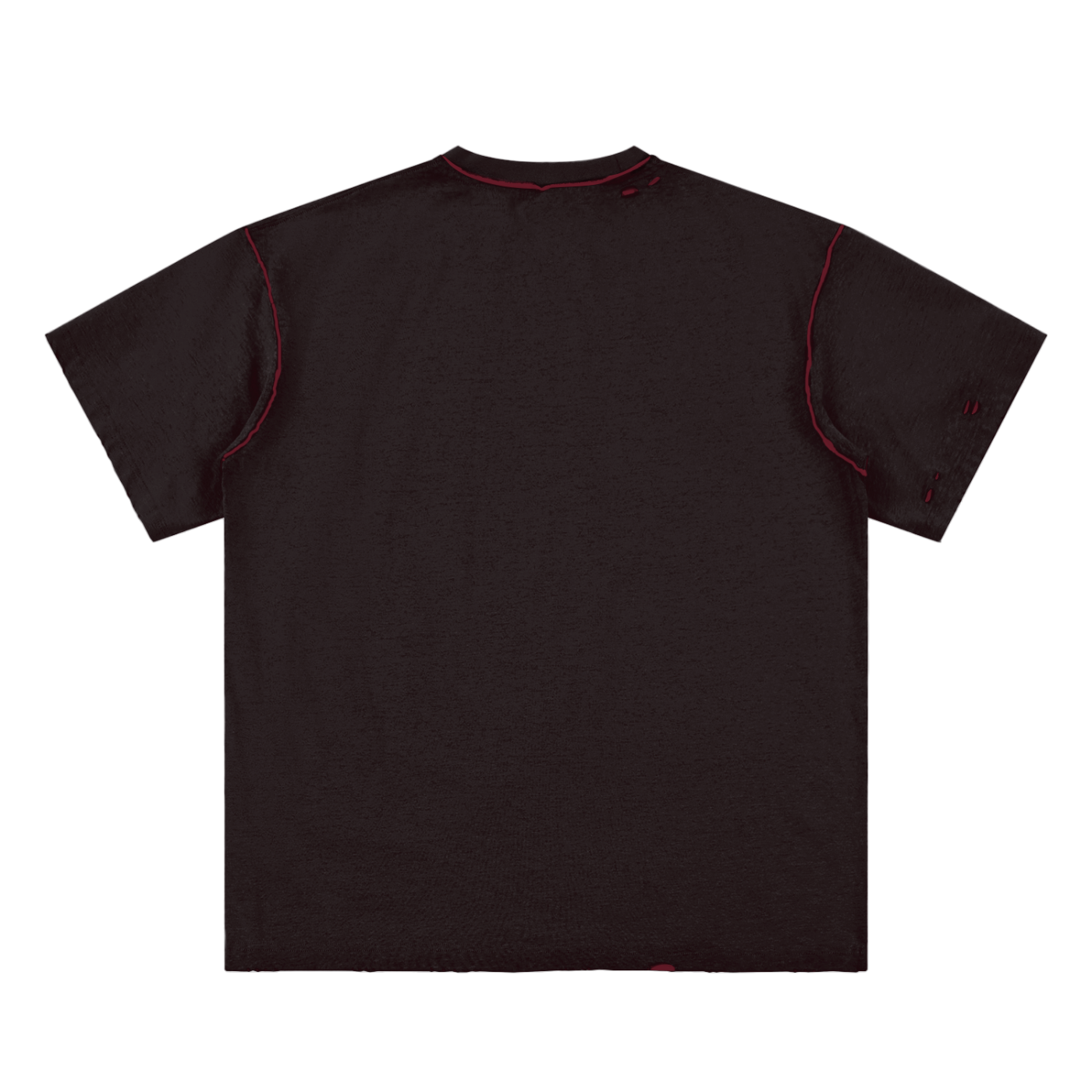 Hand-frayed Reversible T-shirt