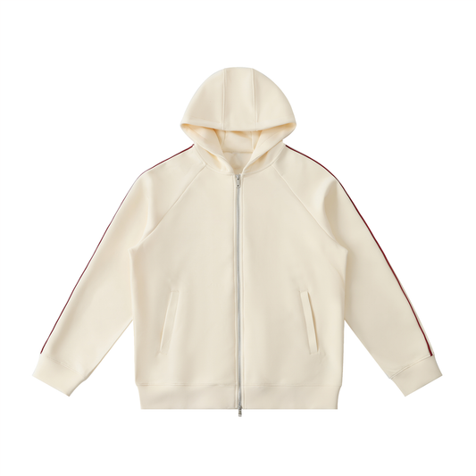 Heavyweight Raglan Sleeve Zip Hoodie