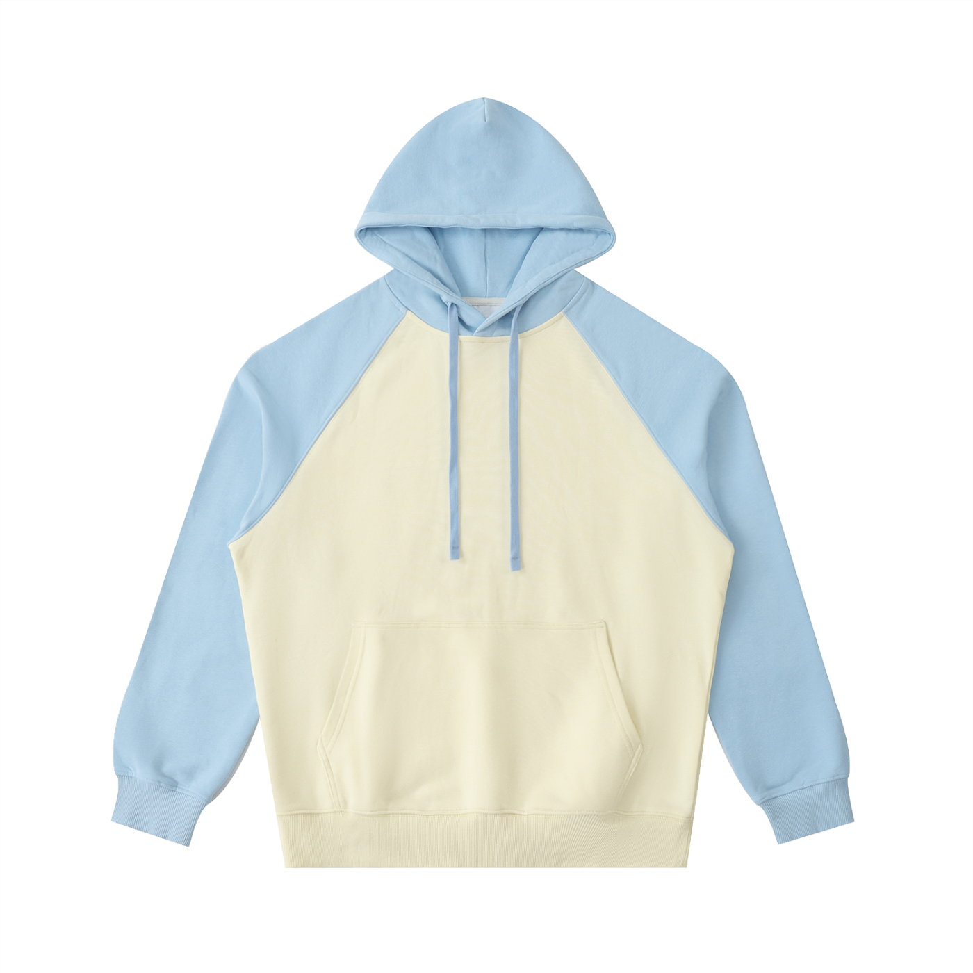 Color-Block Raglan Sleeve Hoodie