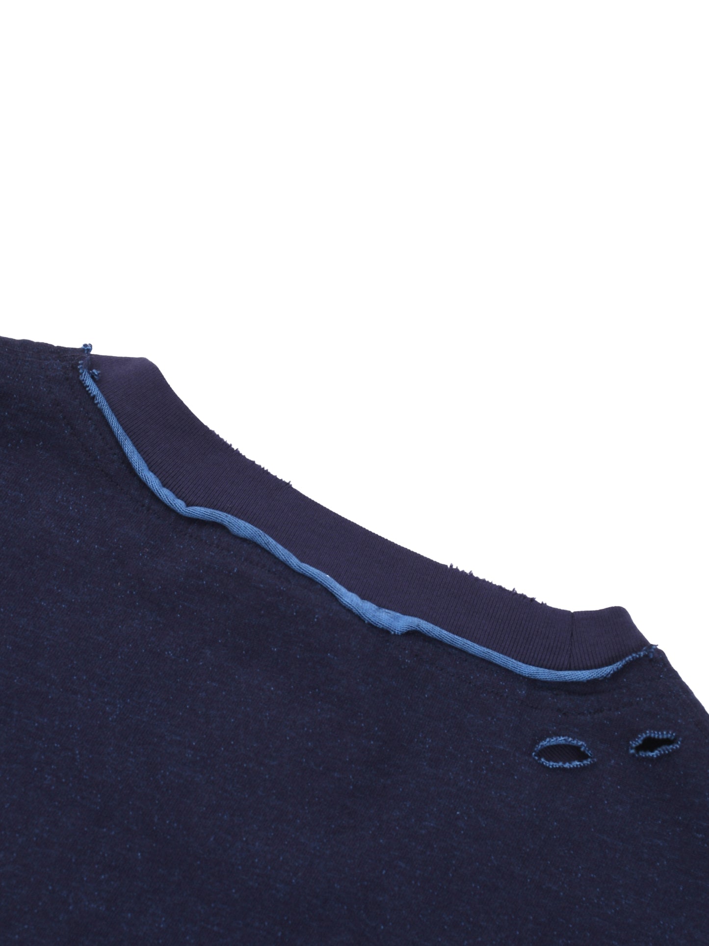 Hand-frayed Reversible T-shirt