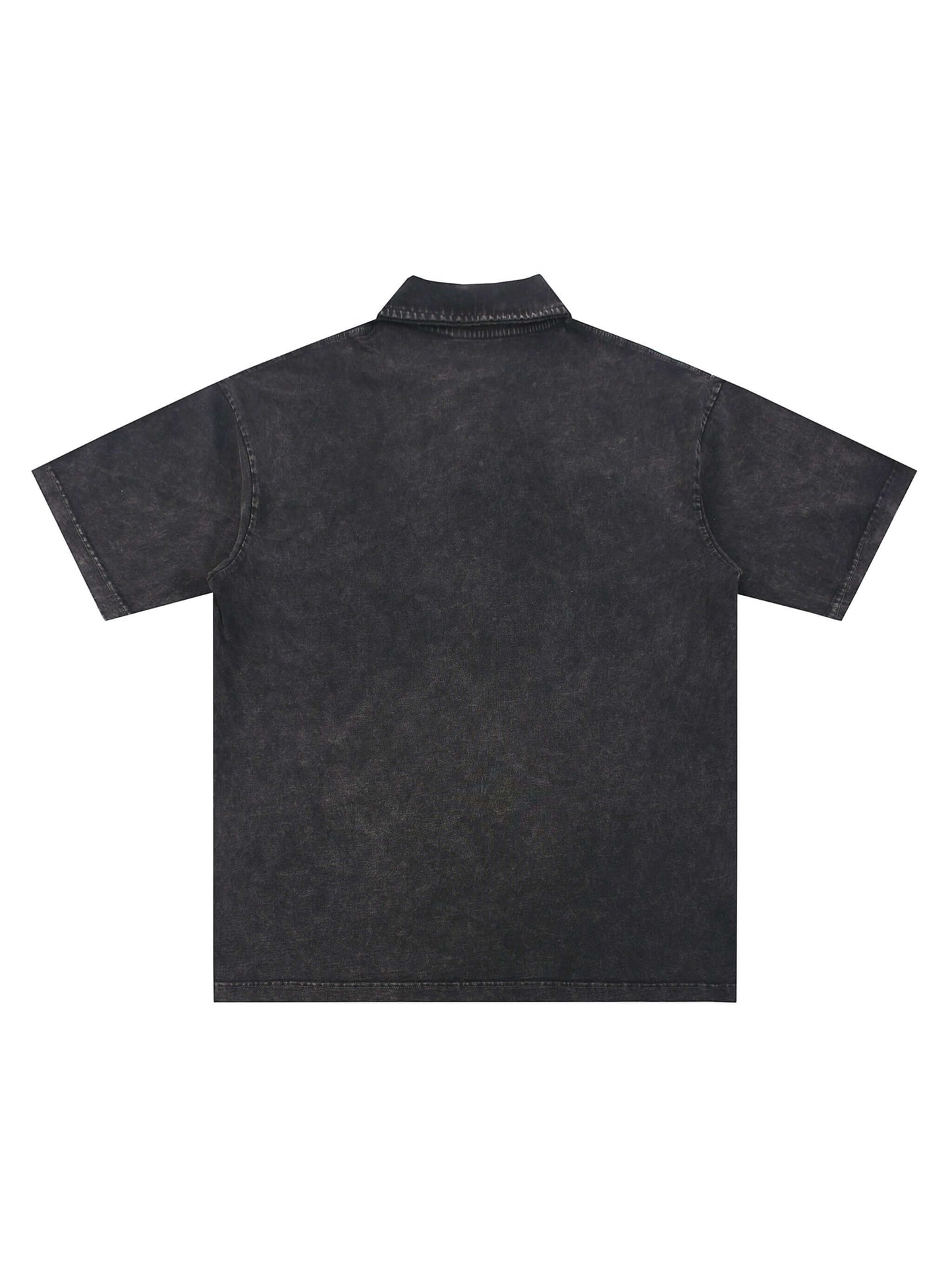 Heavyweight Snow-Washed Polo T-Shirt