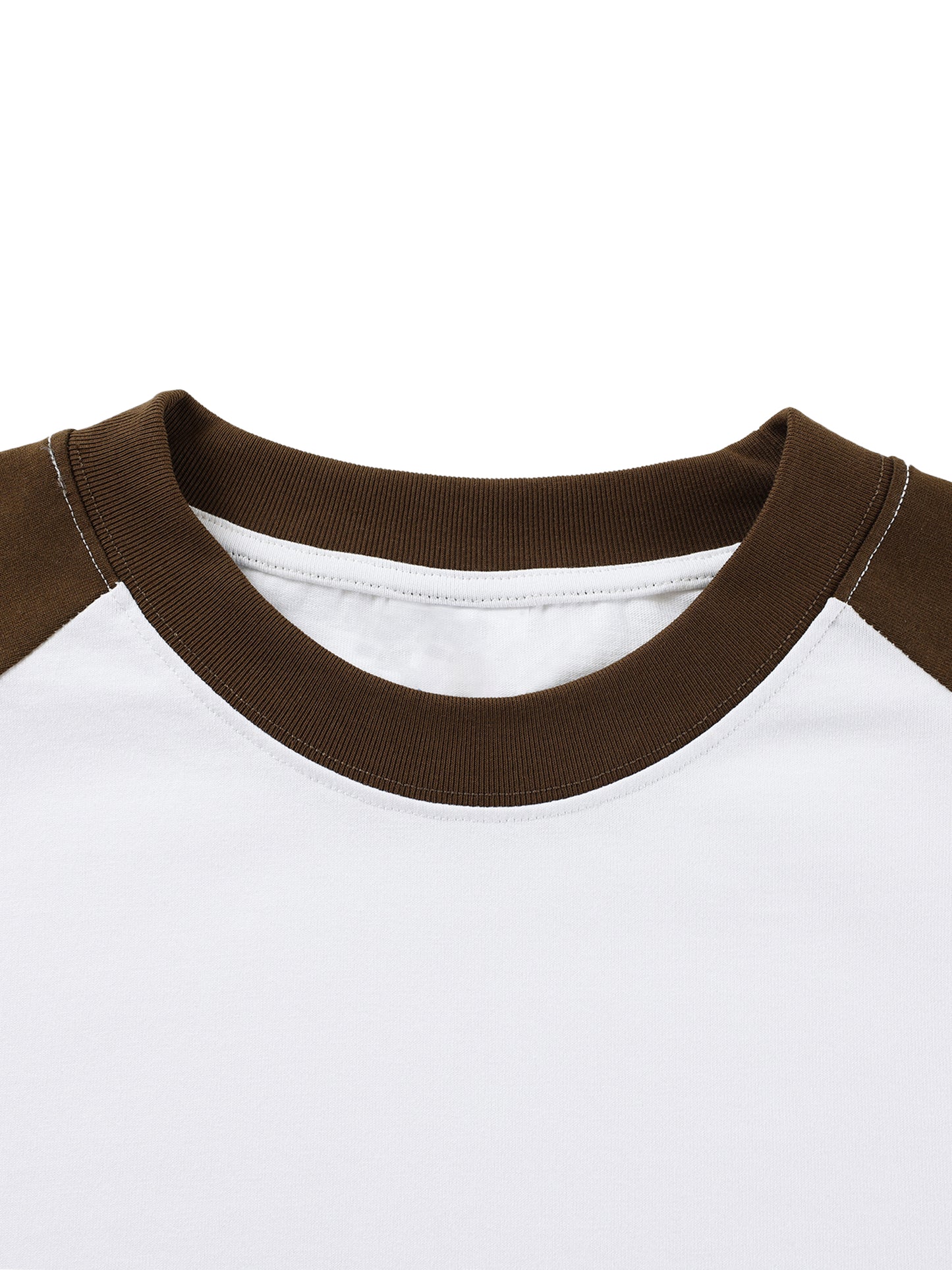 Color-Blocked Raglan Long-Sleeve T-Shirt