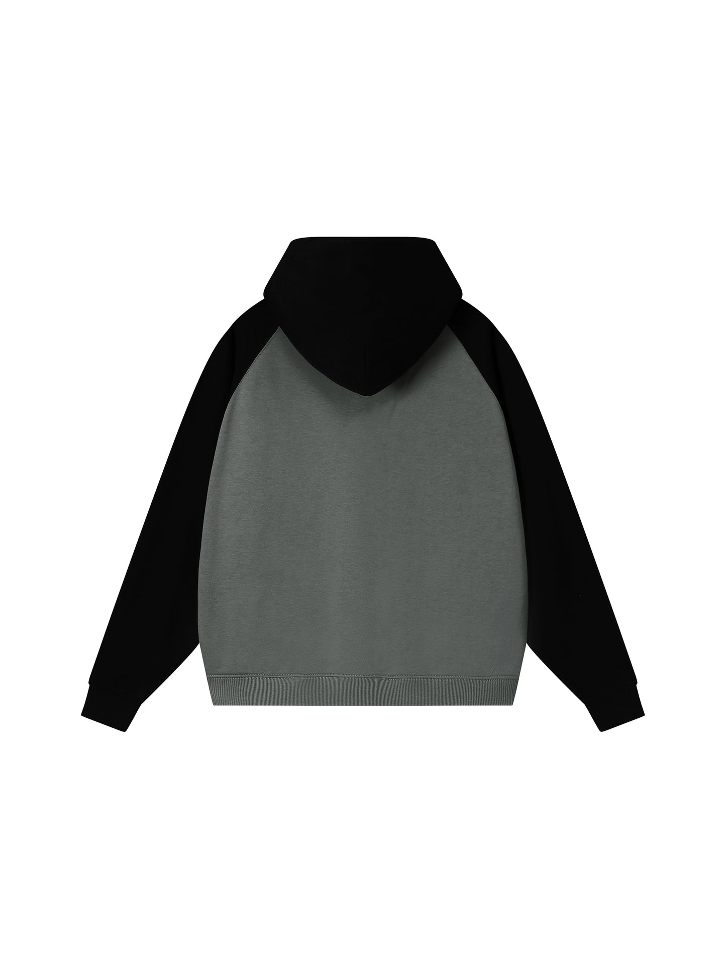 Color-Block Raglan Sleeve Hoodie