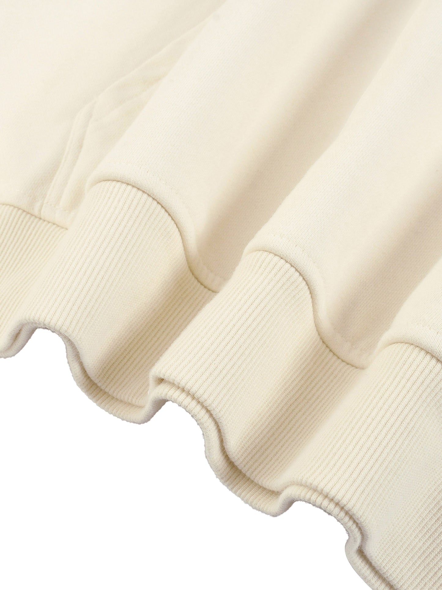 Contrast Tape Raw Edge Double Layered Hoodie