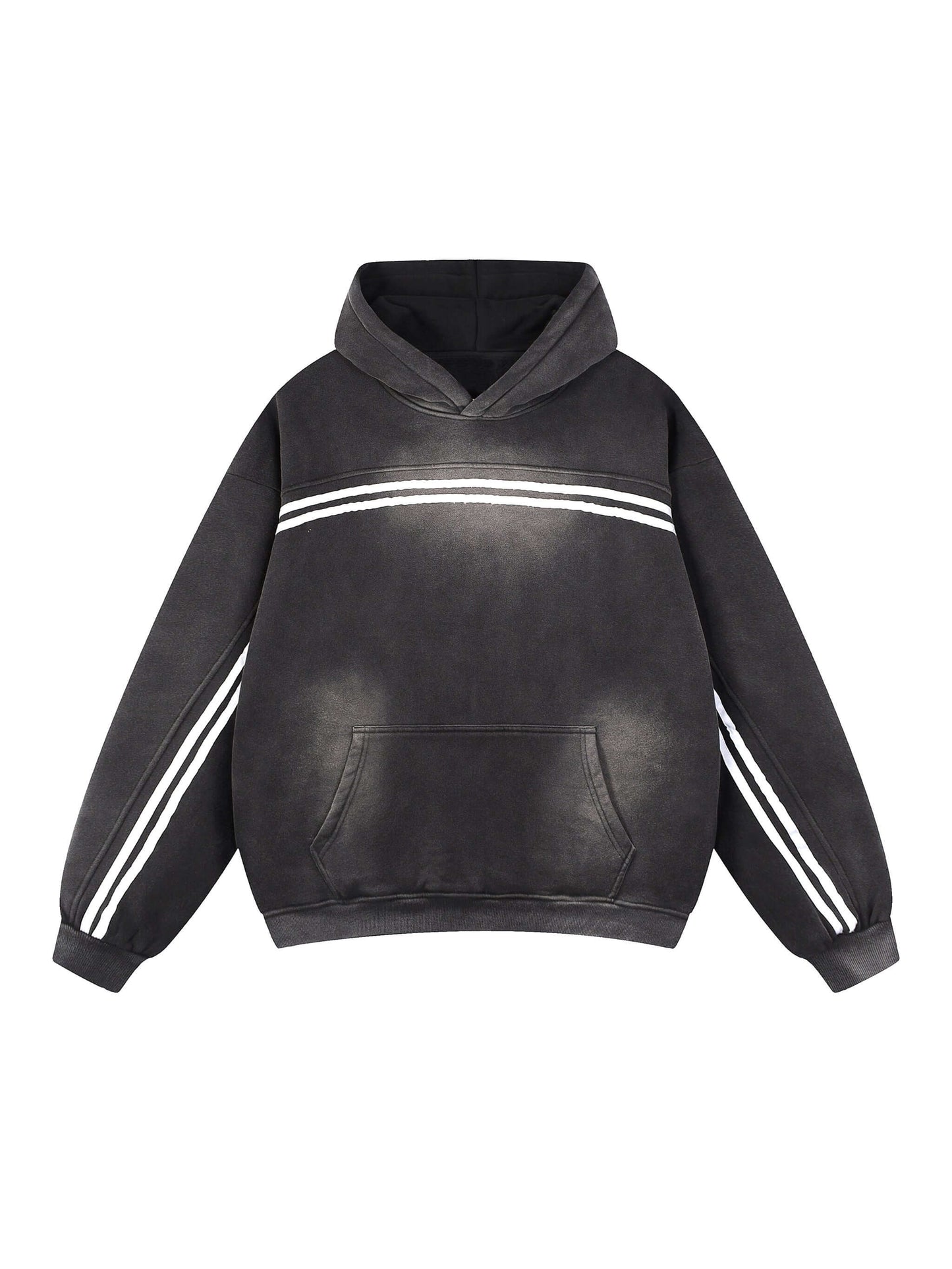 Sun Fade Contrast Tape Fleece Hoodie