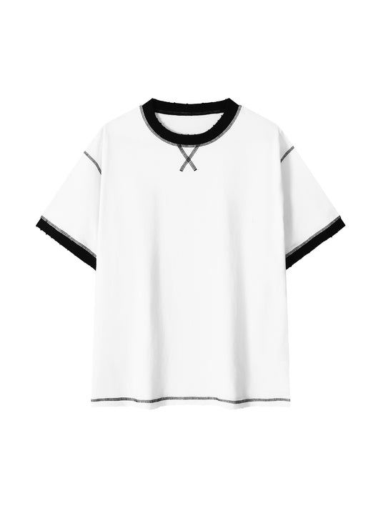 The Contrast-Stitch Heavyweight Tee