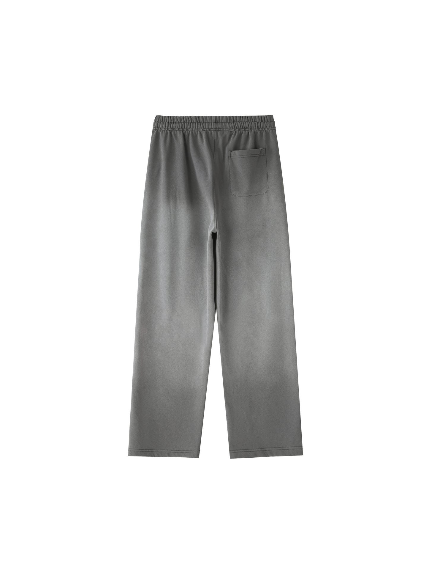 Vintage Washed Gradient Straight-Leg Sweatpants