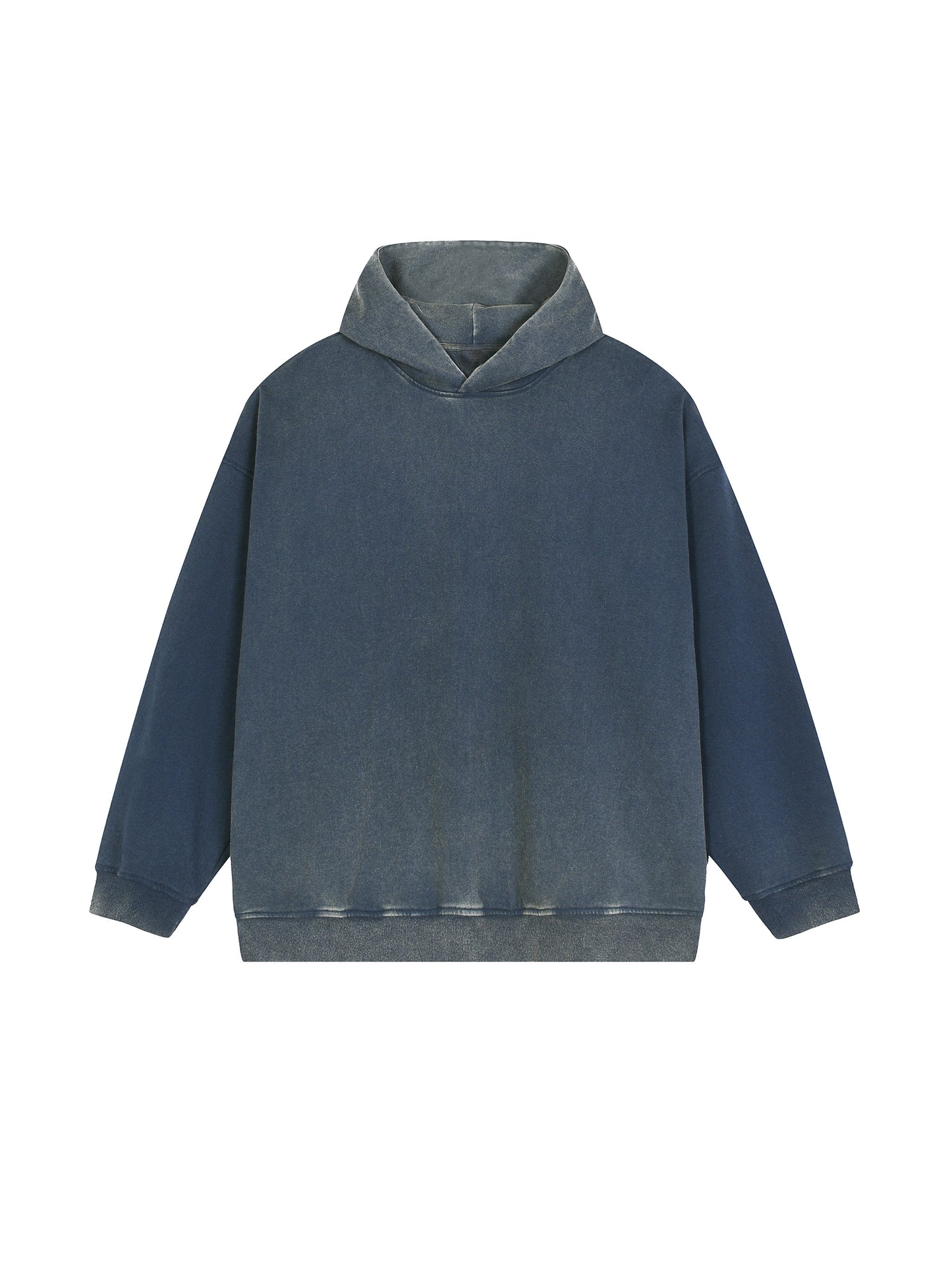 Vintage Washed Gradient Fleece Hoodie